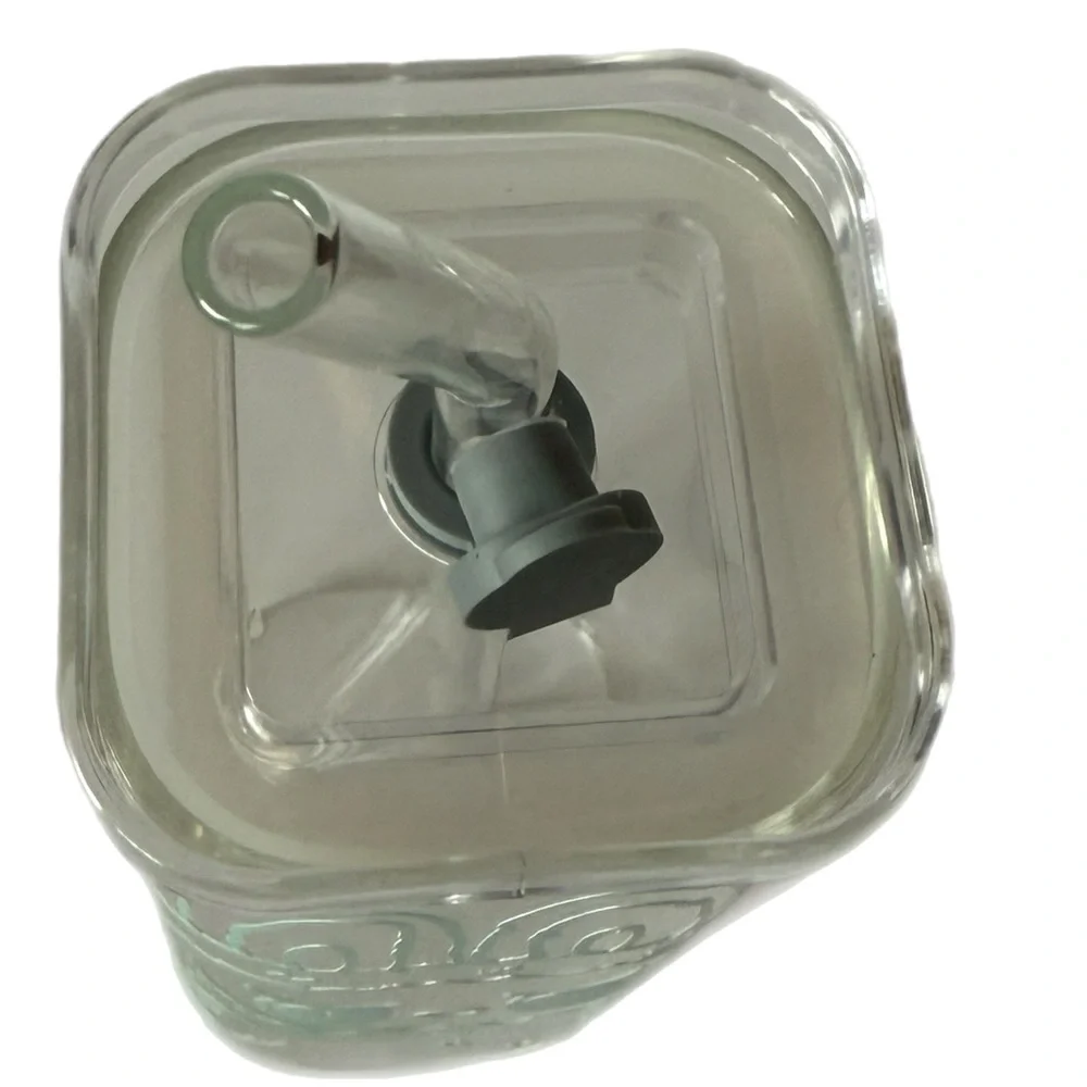 Glass Labubu Tumbler with Straw -‎ Sage/Teal Green